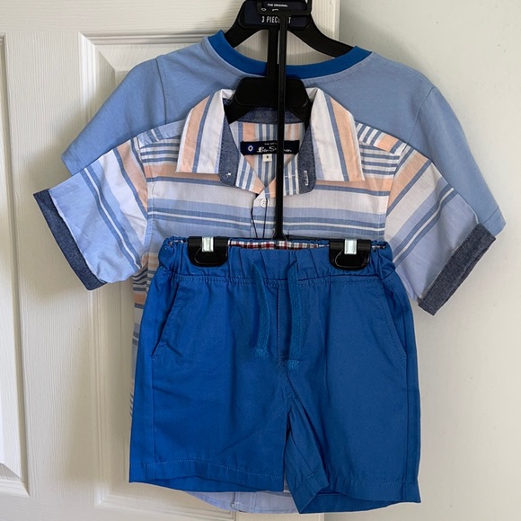 Ben Sherman 3 Piece Short Set - Picture 2 of 5